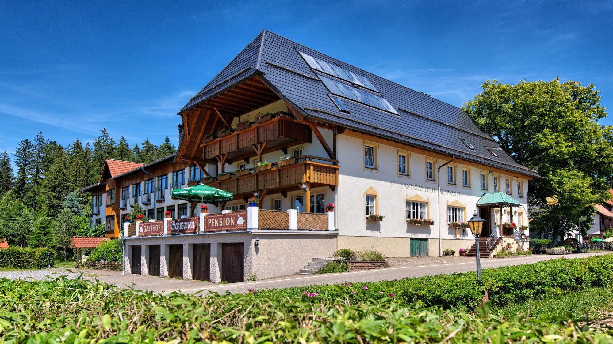 Landgasthof Zum Schwanen Hornberg Kültér fotó