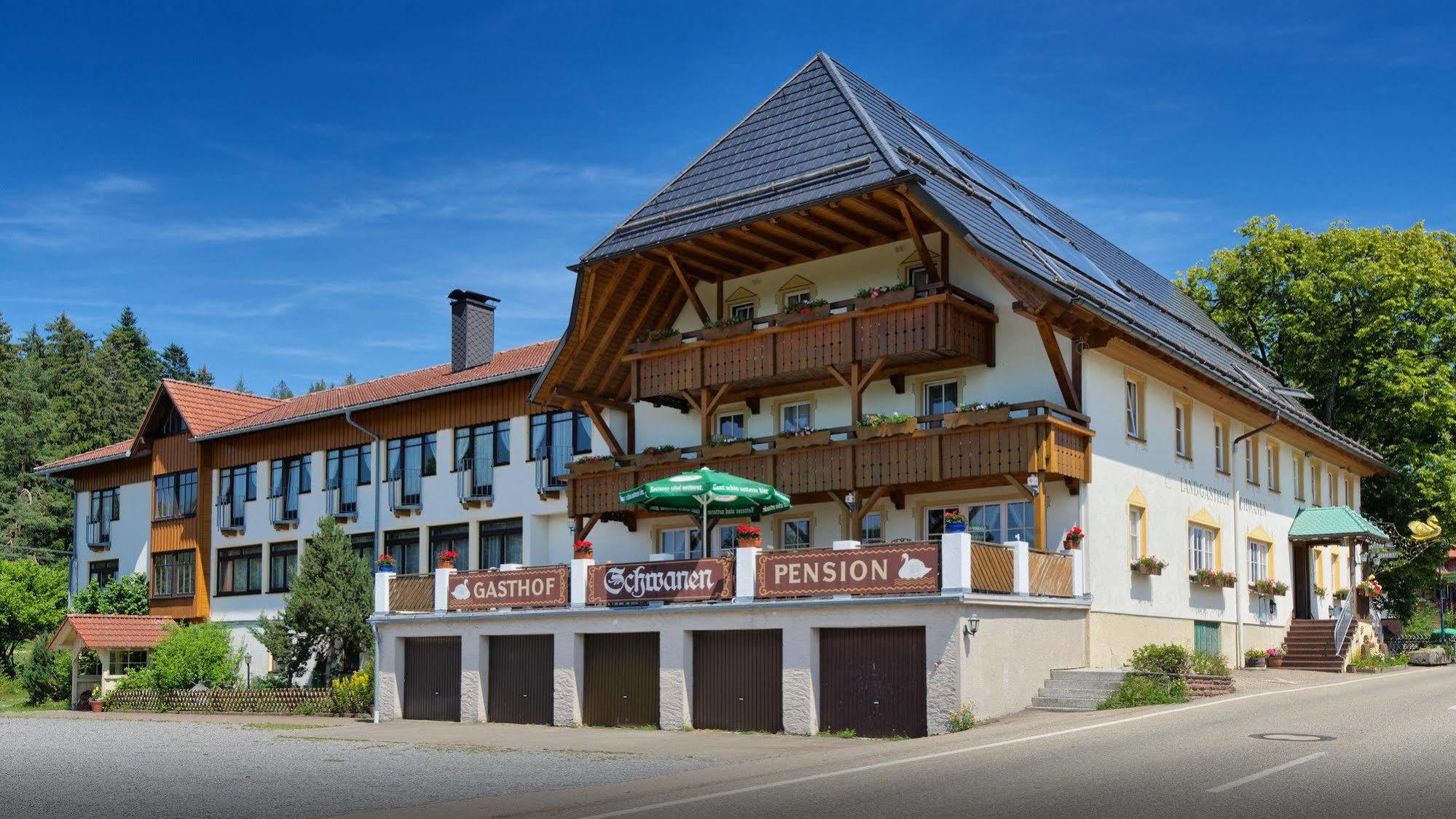 Landgasthof Zum Schwanen Hornberg Kültér fotó