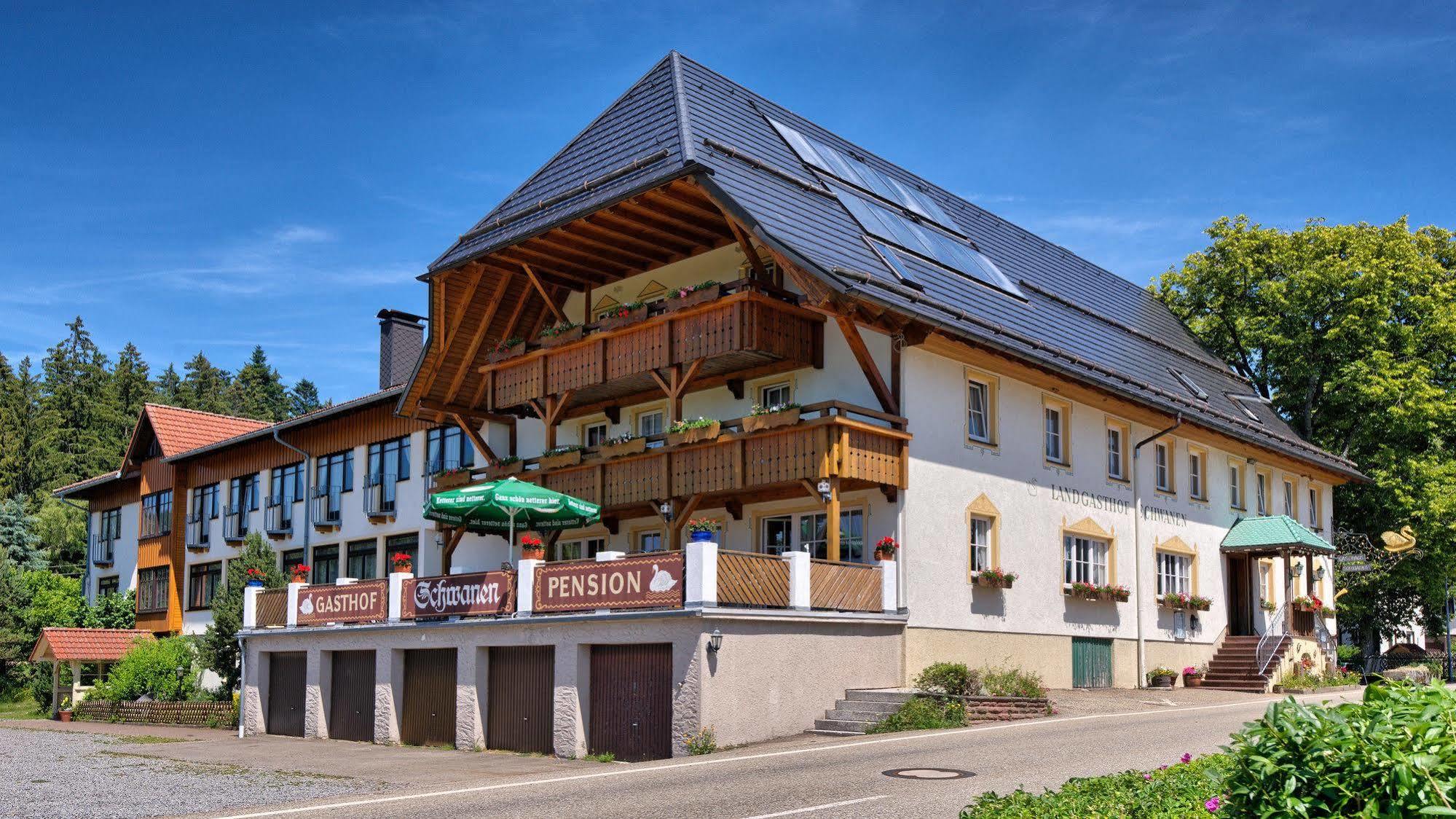 Landgasthof Zum Schwanen Hornberg Kültér fotó
