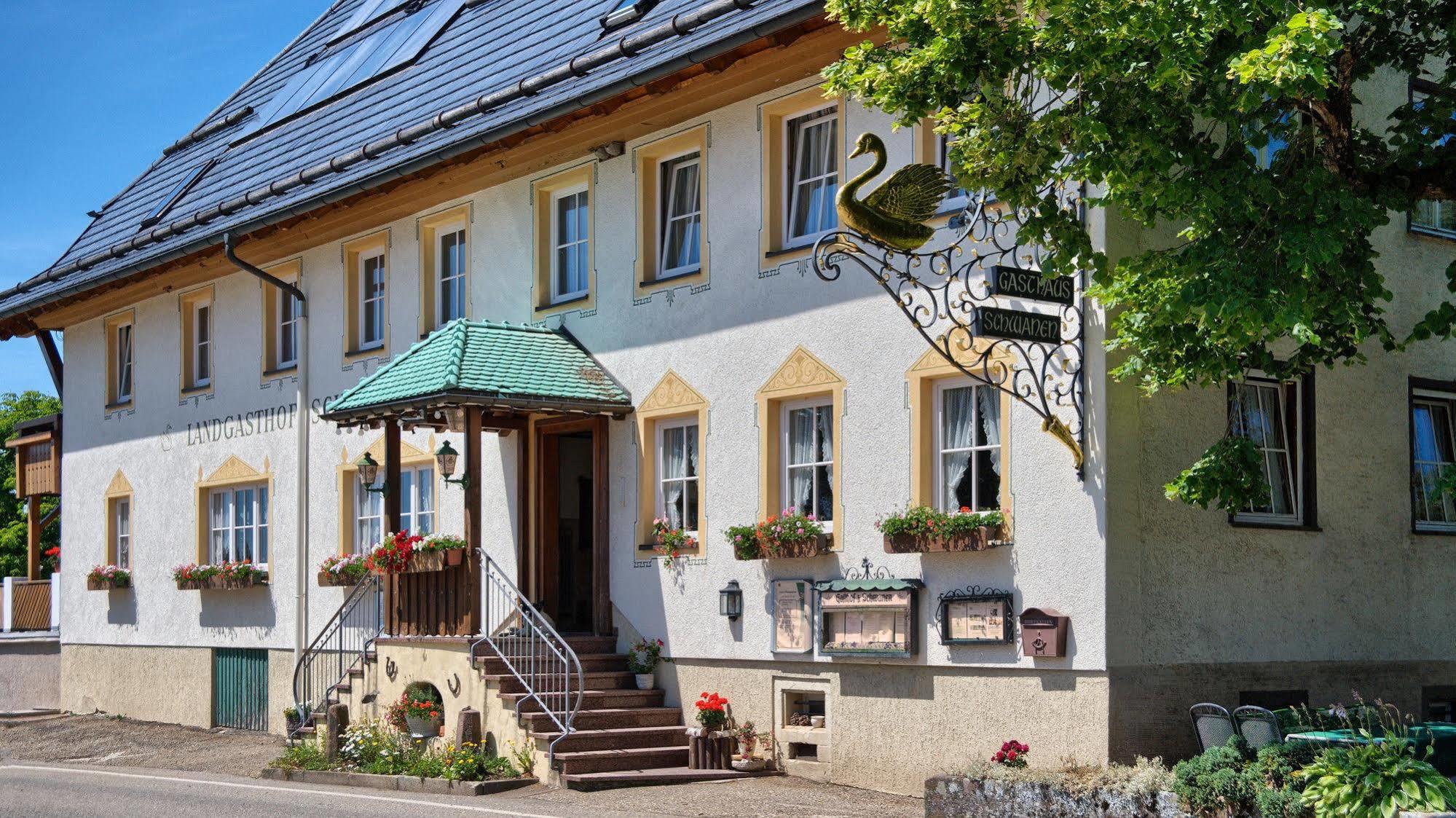 Landgasthof Zum Schwanen Hornberg Kültér fotó